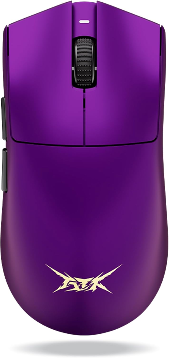 Blazing Sky X1 Wireless Gaming Mouse, Ultra Light 49–54 g, Px Art PAW3950/3950 Ultra Sensor, Quad-Mode Connectivity, 8K Polling, Optical Switches, Nordic 52840 MCU (X1 Ultimate, Metallic Purple)