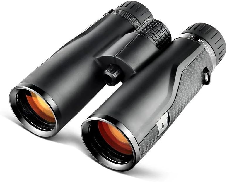 ED Binoculars for Adults High Powered, Super Clear and Wide Field of View, Lightweight &amp; Waterproof Binocular, Perfect for Hunting, Bird Watching, Wildlife (Black, 8, x, Millimeters, 42)