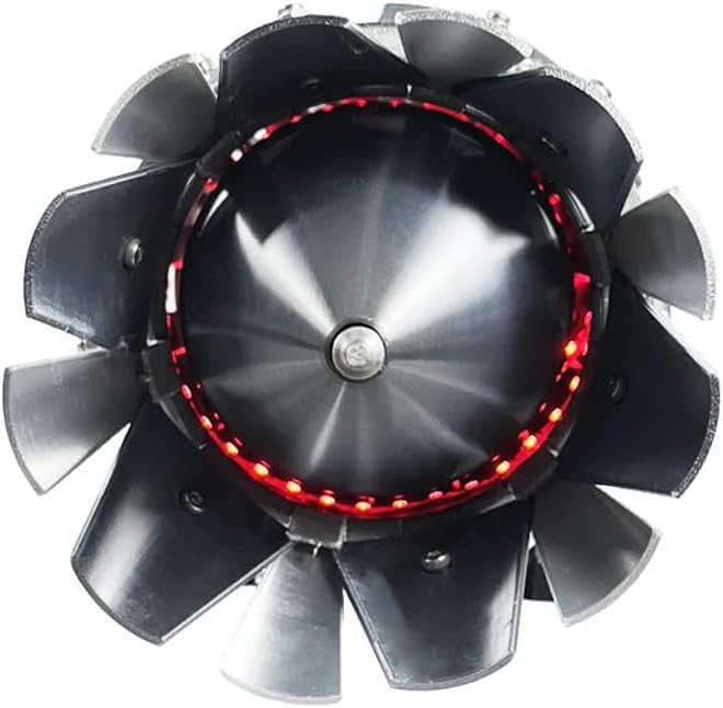 Fighter Jet Toy, GE-J79 Turbojet Engine Model Kit 1:24 Scale – Fighter Jet Engine Replica with LED Lights, Variable Speed Fan, USB Rechargeable, 3D Printed PLA for Display & Collection, High Performance Power Turbine Cool Boutique Toy Gift