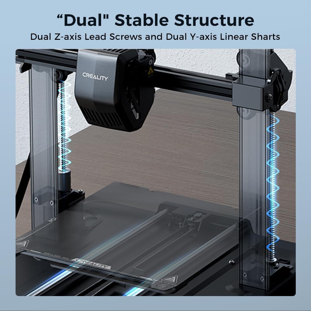 3D Printer Ender-3 V3 SE, 250mm/s Faster FDM 3D Printers with CR Touch Auto Leveling, Sprite Direct Extruder Auto-Load Filament Dual Z-axis Y-axis, Printing Size 8.66x8.66x9.84 inch